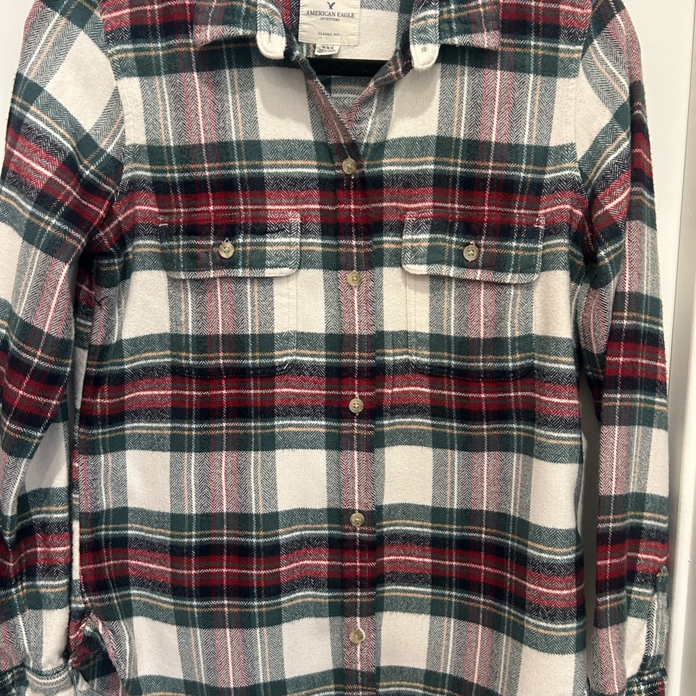 American Eagle Plaid Flannel Shirt